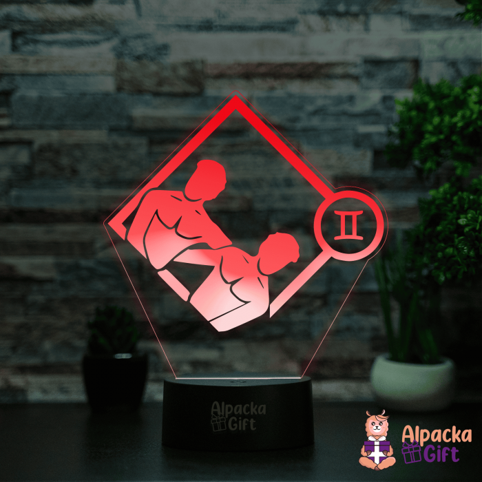Lampă 3D Zodia Gemeni 2 [3]