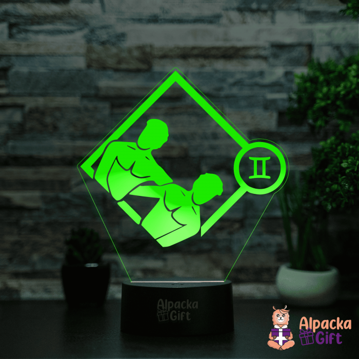 Lampă 3D Zodia Gemeni 2 [2]