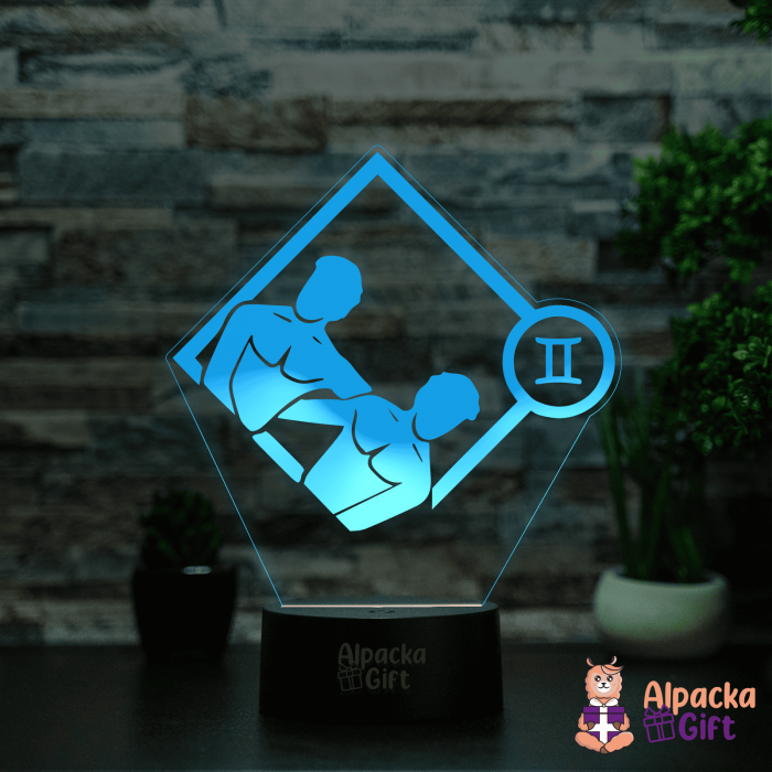 Lampă 3D Zodia Gemeni 2 [5]