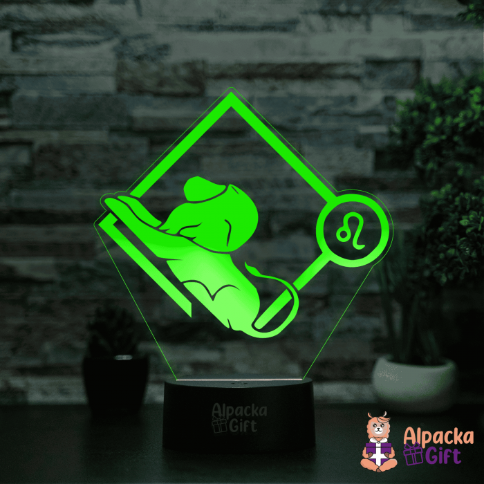 Lampă 3D - Zodia Leu 2 [2]