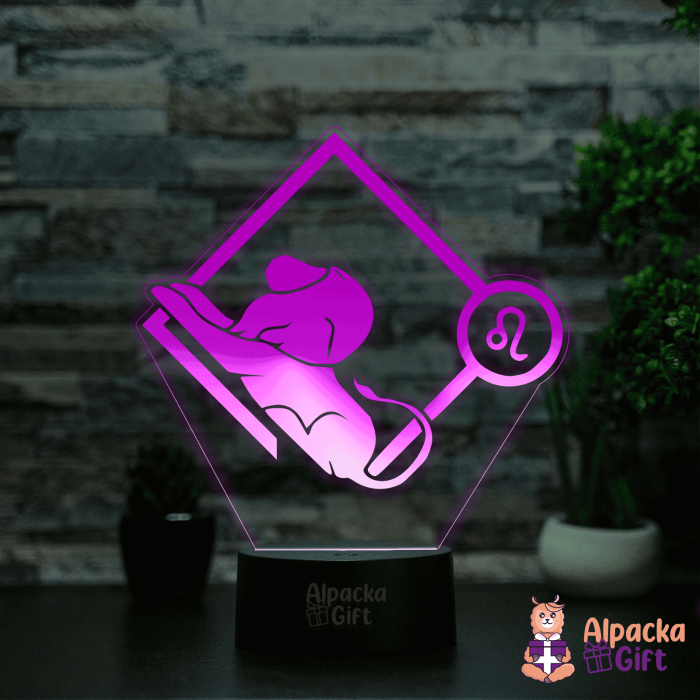 Lampă 3D - Zodia Leu 2 [4]