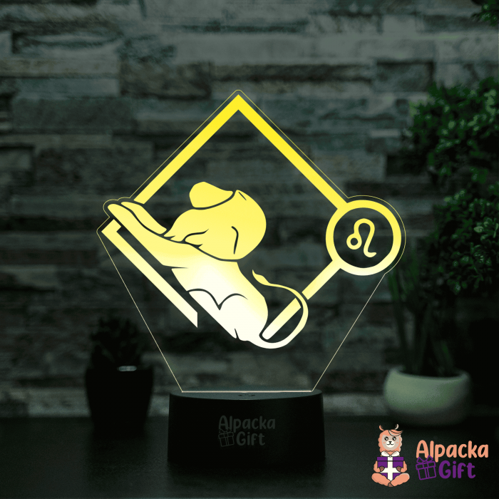 Lampă 3D - Zodia Leu 2 [5]