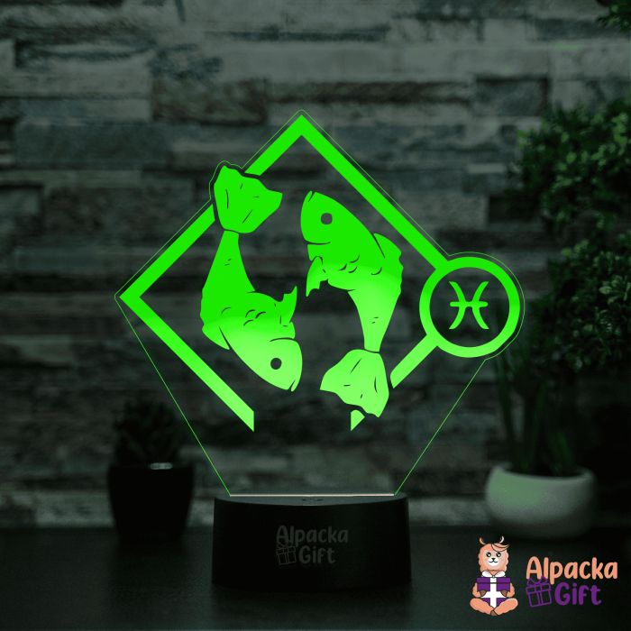 Lampă 3D - Zodia Pești 2 [2]