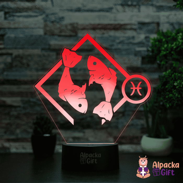 Lampă 3D - Zodia Pești 2 [3]