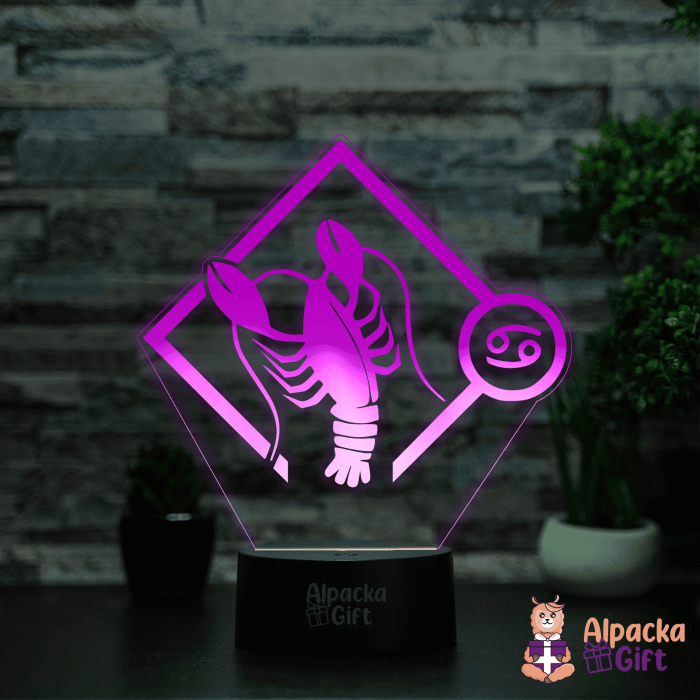 Lampă 3D - Zodia Rac 2 [4]