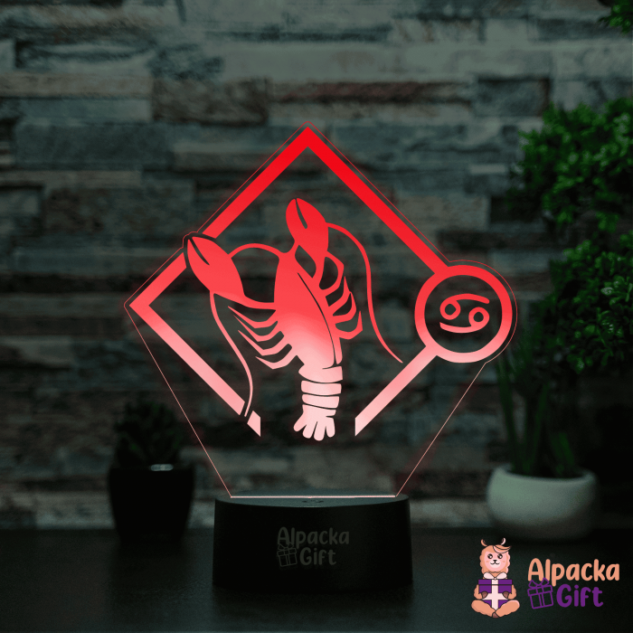 Lampă 3D - Zodia Rac 2 [3]