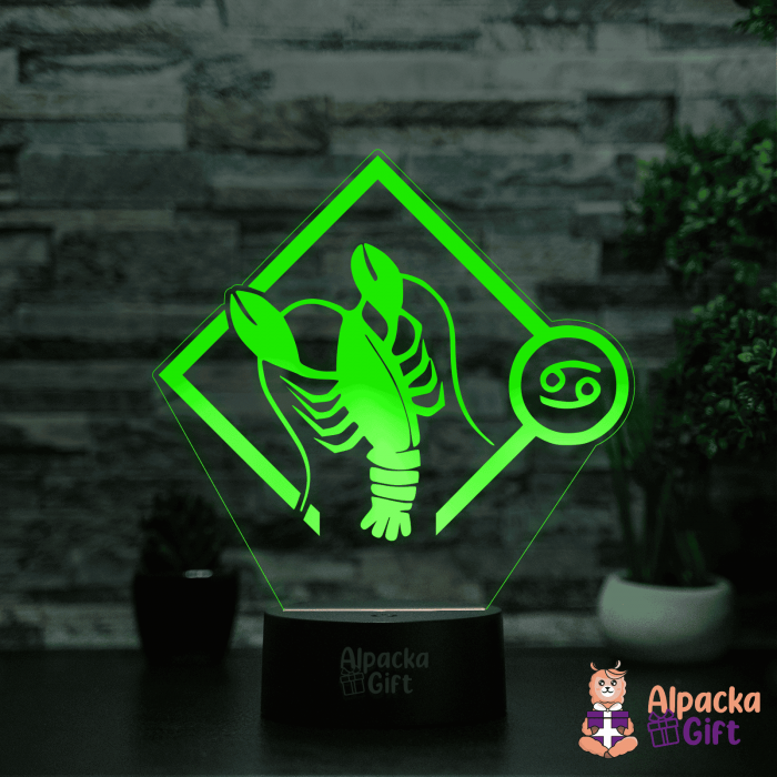 Lampă 3D - Zodia Rac 2 [2]