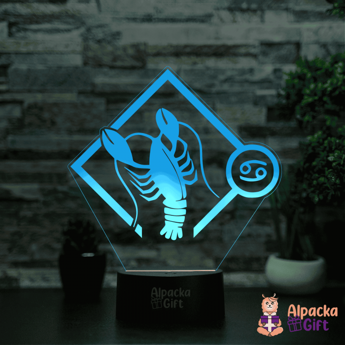 Lampă 3D - Zodia Rac 2 [5]