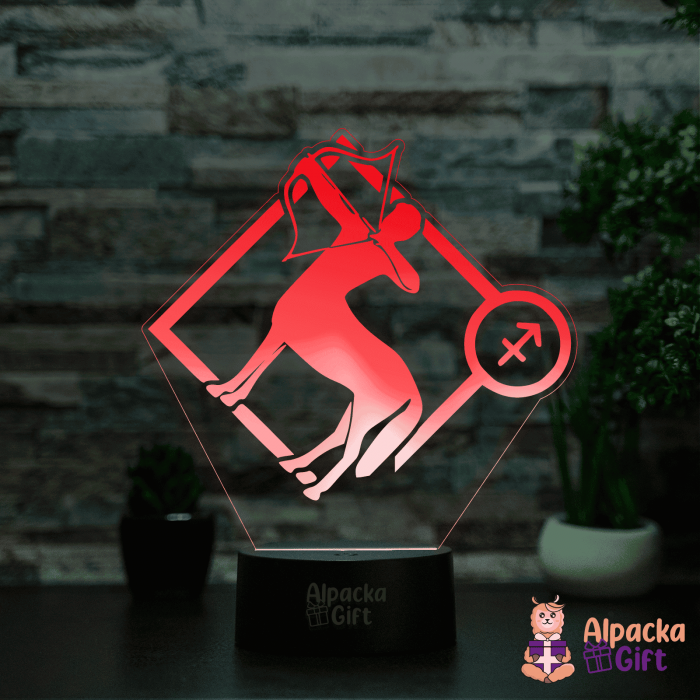 Lampă 3D Zodia Săgetător2 [3]