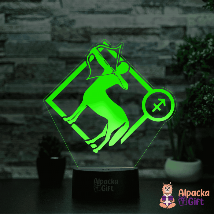 Lampă 3D Zodia Săgetător2 [2]