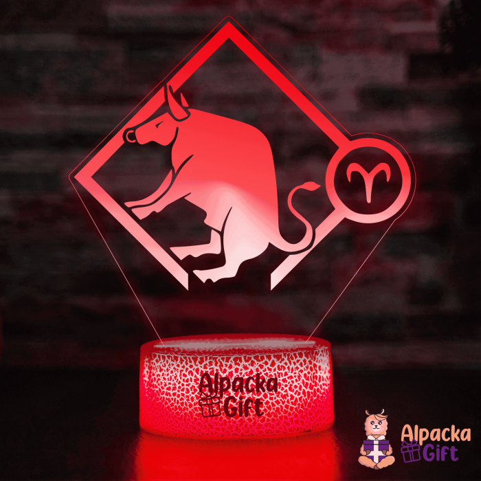 Lampă 3D Zodia Taur [2]