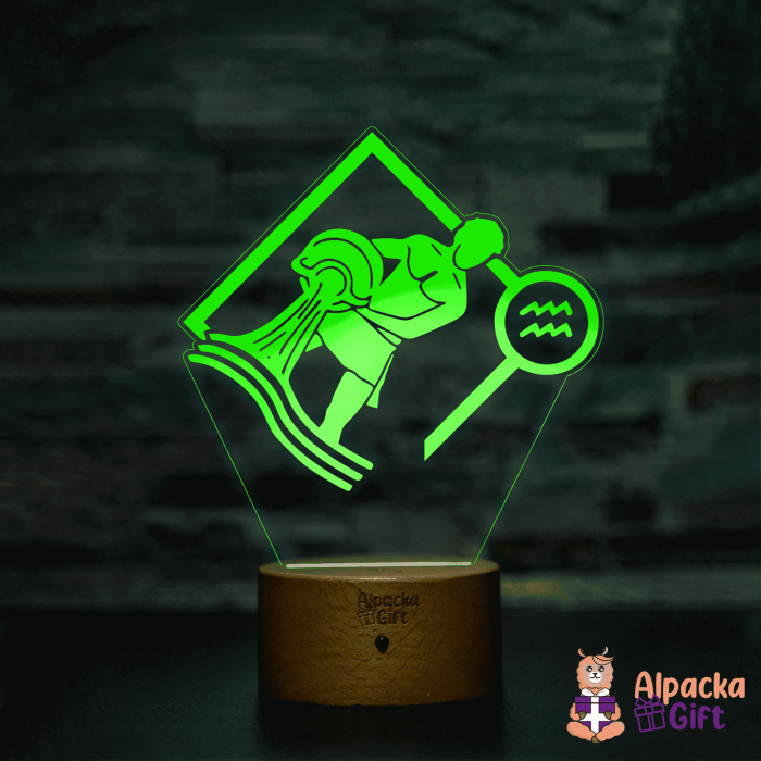 Lampă 3D Zodia Vărsător 2 [4]