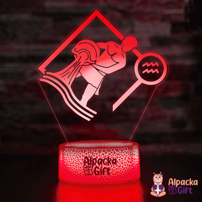 Lampă 3D Zodia Vărsător 2 [4]