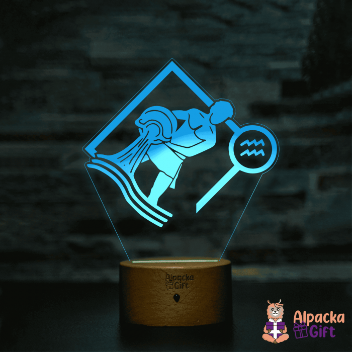 Lampă 3D Zodia Vărsător 2 [5]