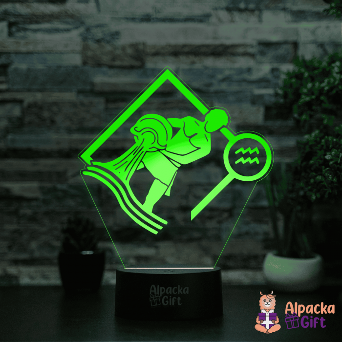 Lampă 3D Zodia Vărsător 2 [2]