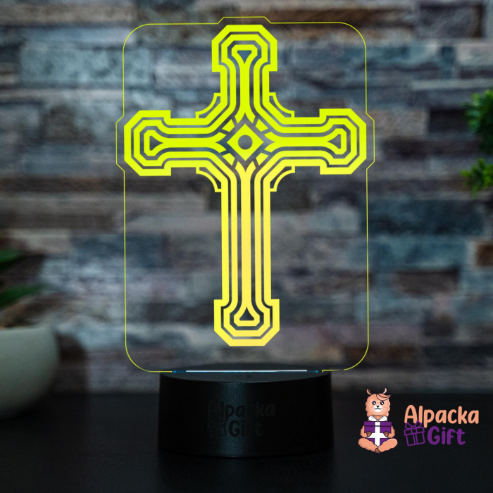 Lampă 3D - Cruce 1 [2]