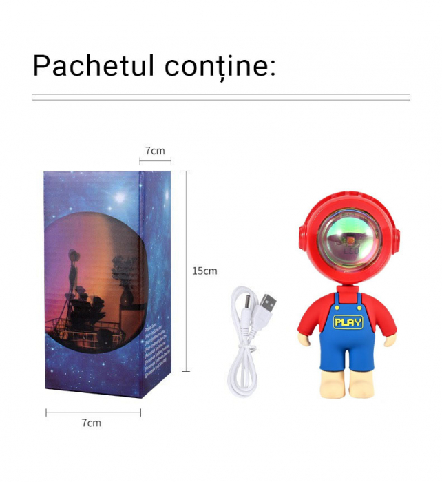 Lampă de Veghe Proiecție Apus de Soare - Mario [10]