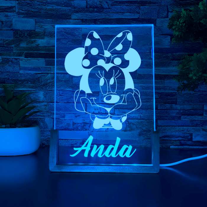 Lampa LED - Minnie Mouse [4]