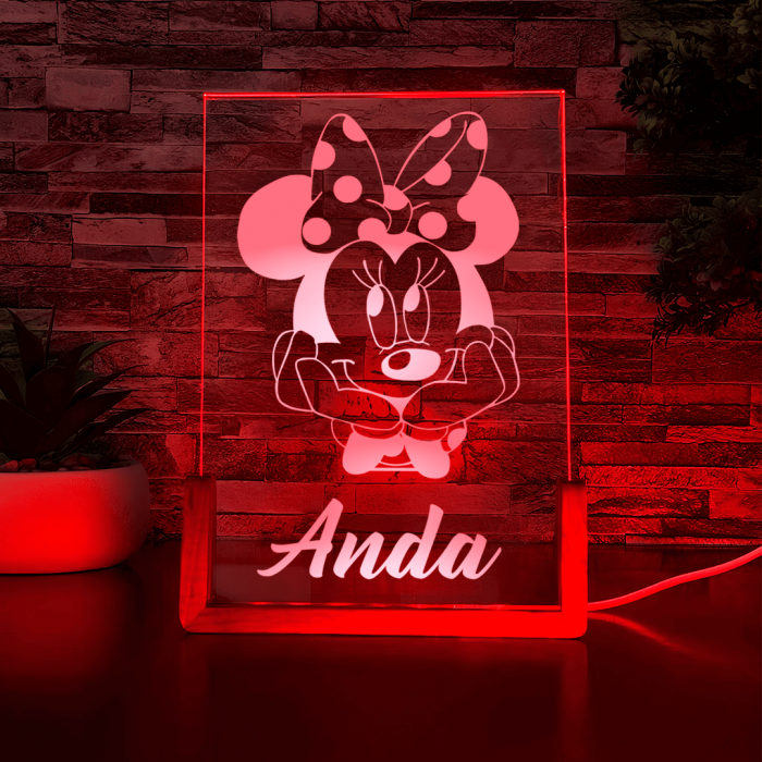 Lampa LED - Minnie Mouse [2]