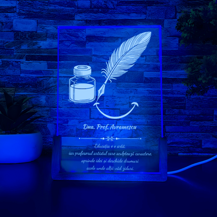 Lampa LED - Pană cu Călimară [3]