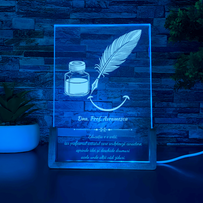 Lampa LED - Pană cu Călimară [2]