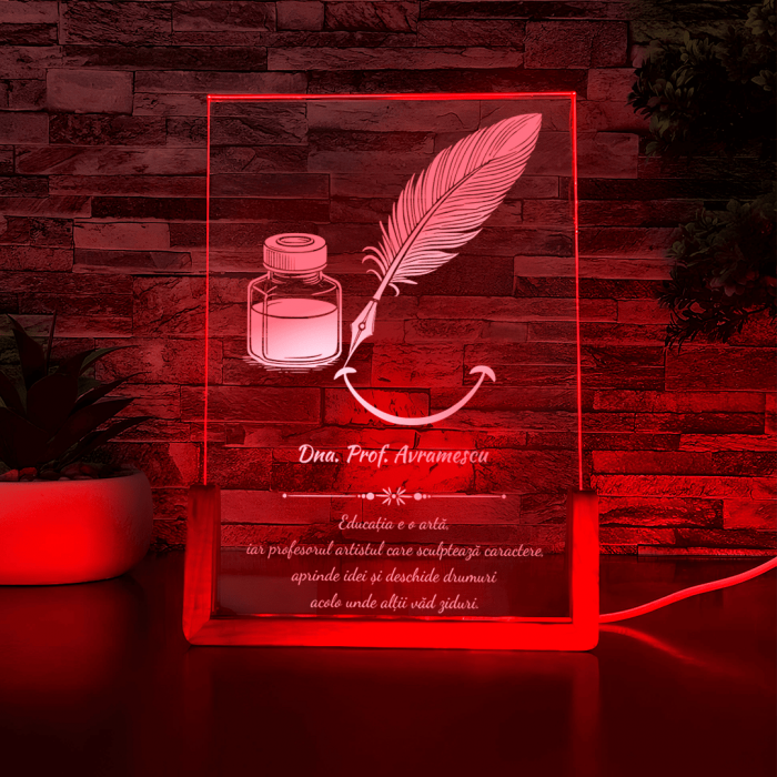 Lampa LED - Pană cu Călimară [4]
