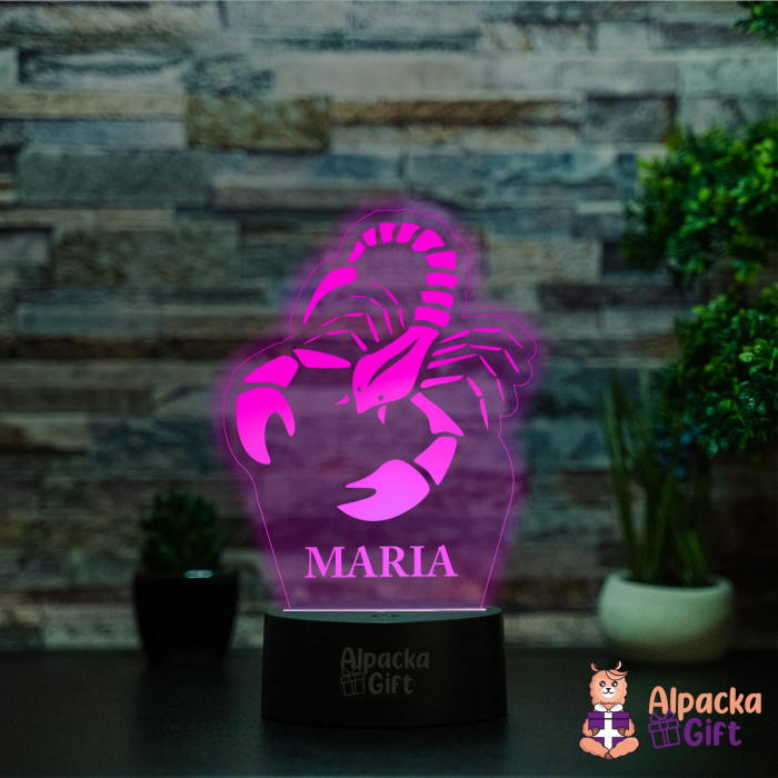 Lampă 3D Zodia Scorpion [3]