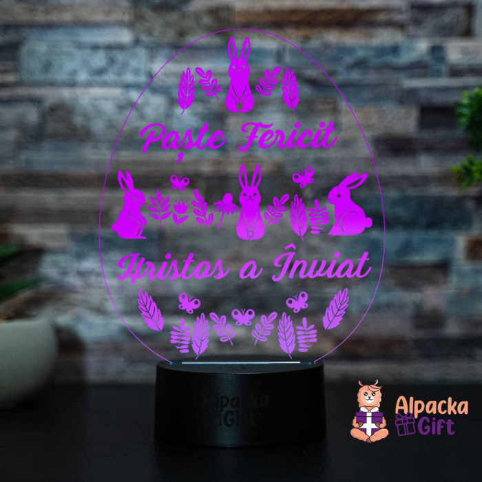 Lampă 3D - Ou de Paște 1 [4]