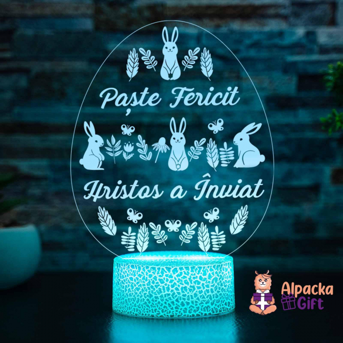 Lampă 3D - Ou de Paște 1 [6]