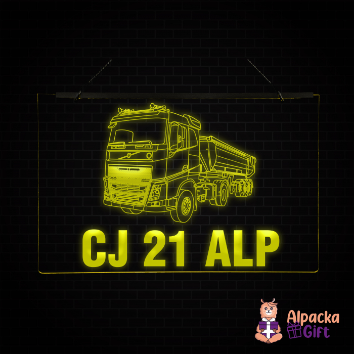 Placheta LED - Bascula VOLVO + Nr Inmatriculare [2]