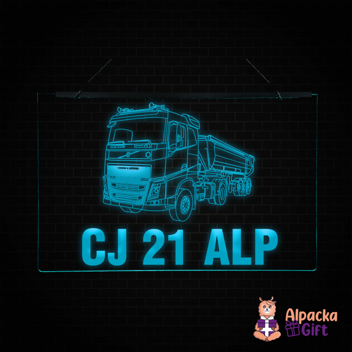 Placheta LED - Bascula VOLVO + Nr Inmatriculare [4]