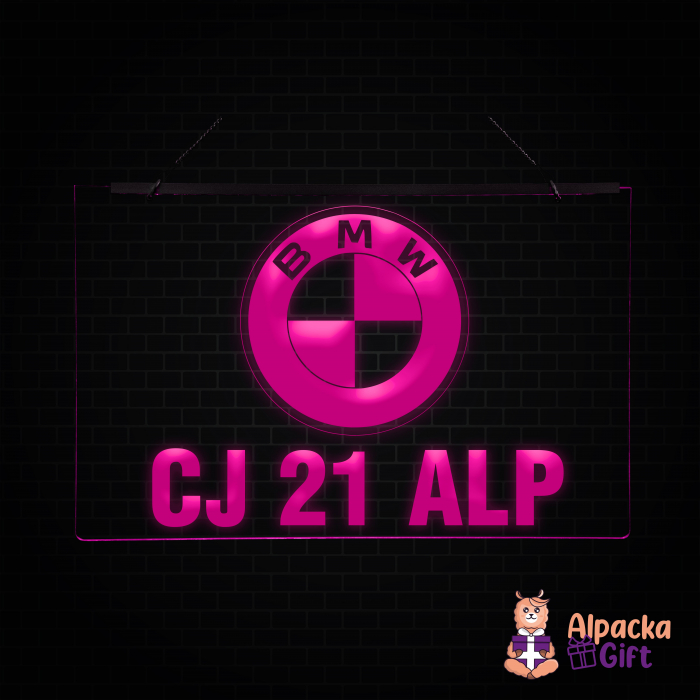 Placheta LED - BMW + Numar de inmatriculare [5]