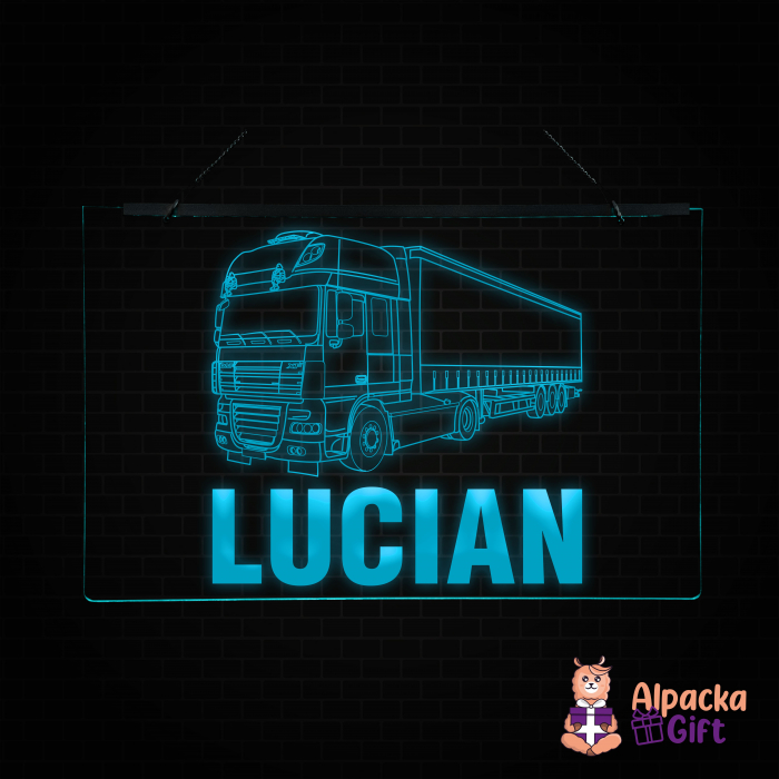 Placheta LED -Camion DAF + Nume [3]