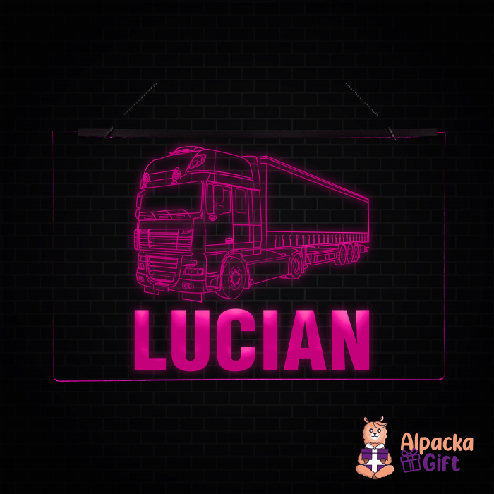 Placheta LED -Camion DAF + Nume [5]