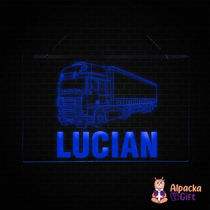 Placheta LED -Camion DAF + Nume [4]