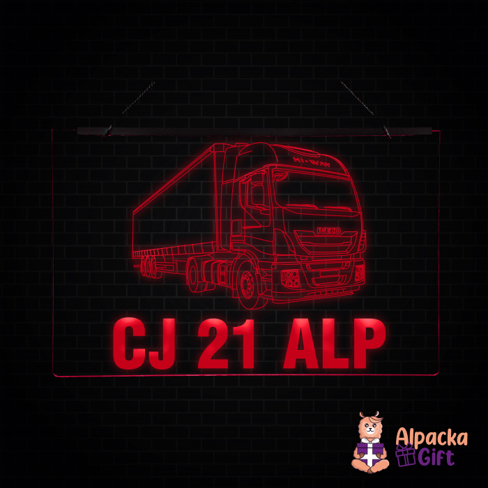 Placheta LED - Camion Iveco Stralis + Nr Inmatriculare [3]