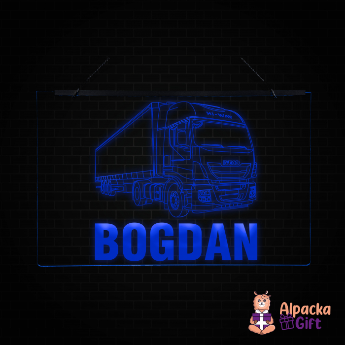 Placheta LED - Camion Iveco Stralis + Nume [4]