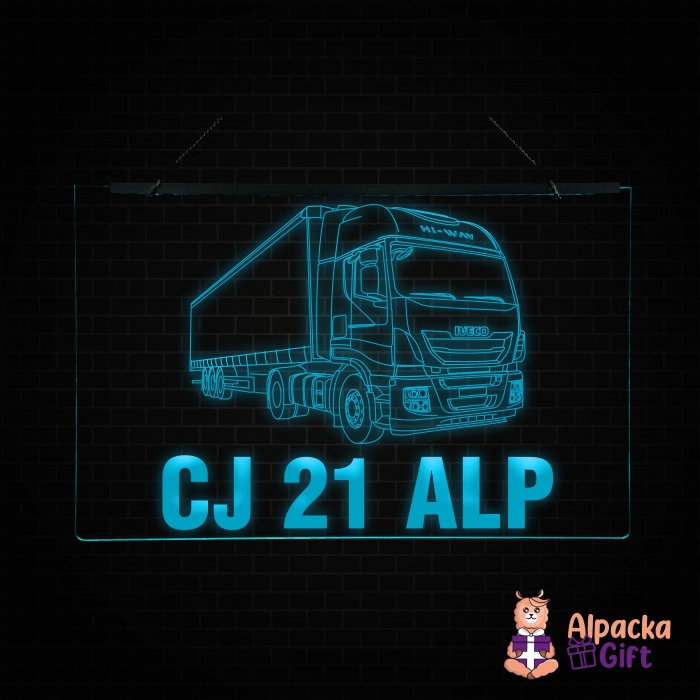 Placheta LED - Camion Iveco Stralis + Nr Inmatriculare [4]