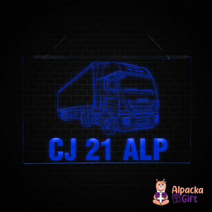 Placheta LED - Camion Iveco Stralis + Nr Inmatriculare [5]