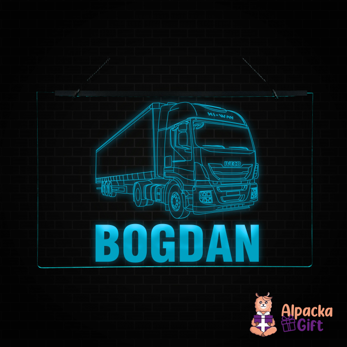 Placheta LED - Camion Iveco Stralis + Nume [3]