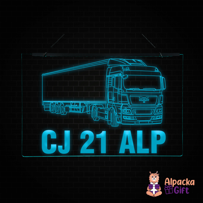 Placheta LED - Camion MAN TGX 18 440 + Nr Inmatriculare [3]
