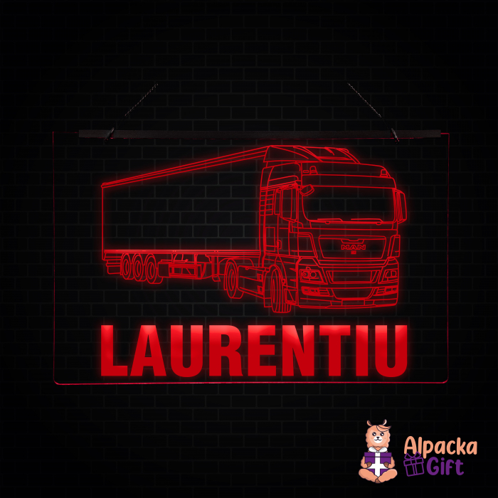 Placheta LED - Camion MAN TGX 18 440 + Nume [2]