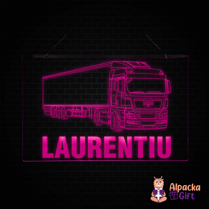 Placheta LED - Camion MAN TGX 18 440 + Nume [5]