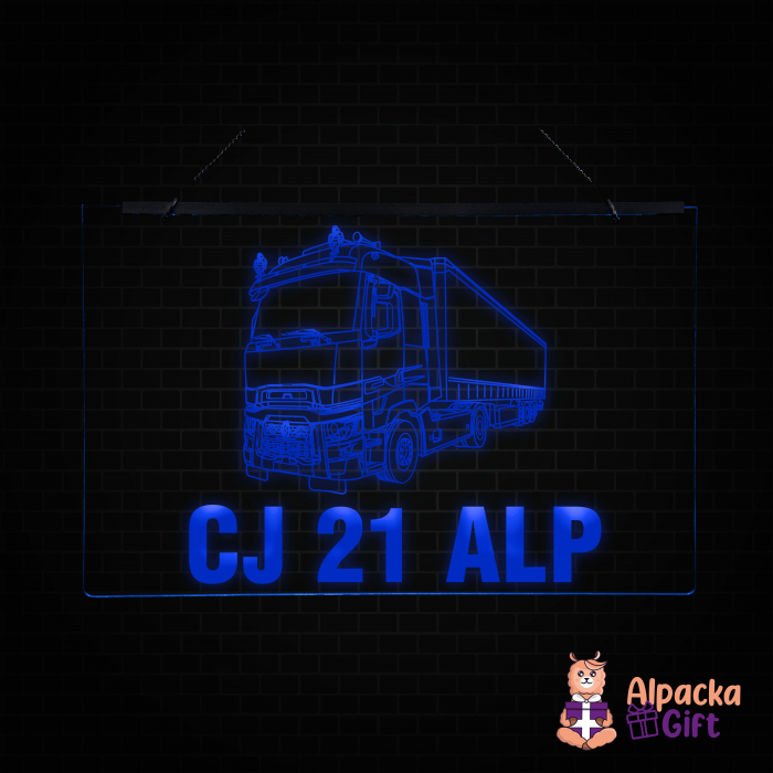 Placheta LED - Camion RENAULT + Nr Inmatriculare [5]