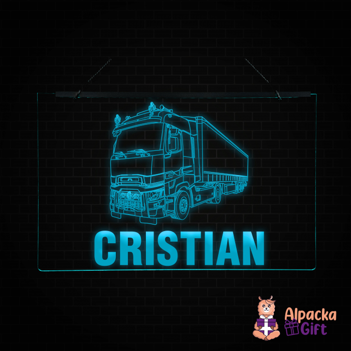 Placheta LED - Camion RENAULT + Nume [4]