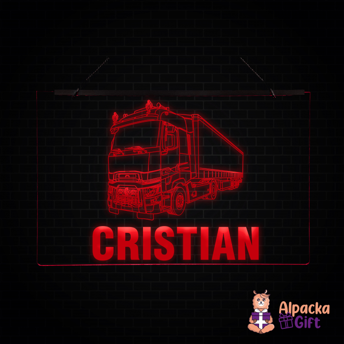 Placheta LED - Camion RENAULT + Nume [3]