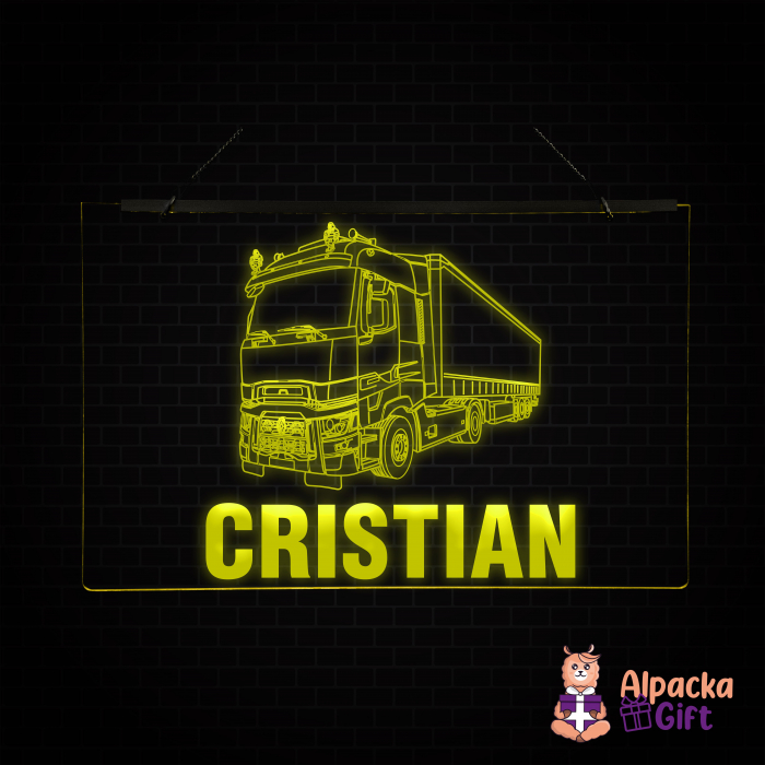 Placheta LED - Camion RENAULT + Nume [2]