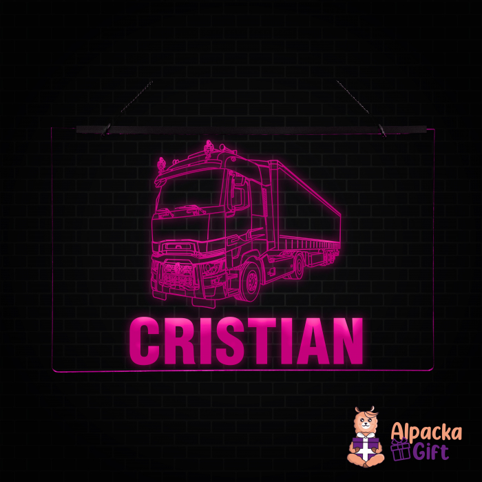 Placheta LED - Camion RENAULT + Nume [5]