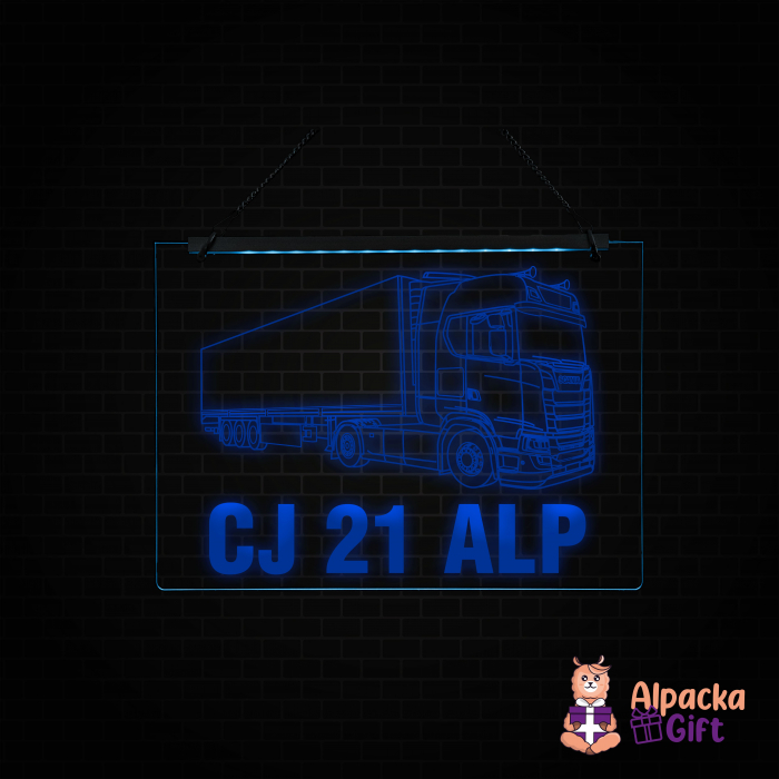 Placheta LED -Camion + Nr Inmaticulare [2]