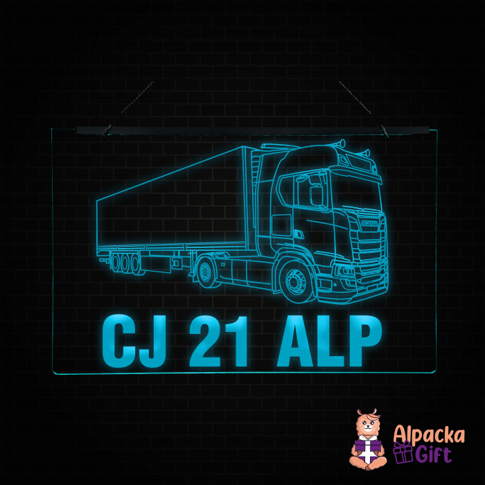 Placheta LED -Camion + Nr Inmaticulare [3]